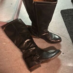 Size 38 Espresso Brown Leather Pikolinos Fall Boots